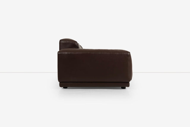 Jasper Morrison for Vitra Chocolate Brown Leather Soft Sectional Modular Sofa (2016)