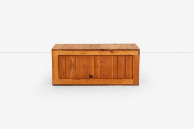 John Dickinson Unique Crate Coffee Table from the Firehouse, San Francisco 1970