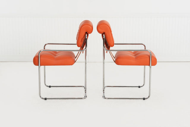 Guido Faleschini for i4 Mariani Tucroma Dining Chairs, Set of Six, Italy, 1971