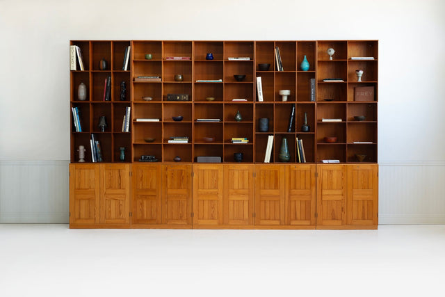 Mogens Koch Modular Bookcase Wall System for Rud. Rasmussen Denmark. c. 1955