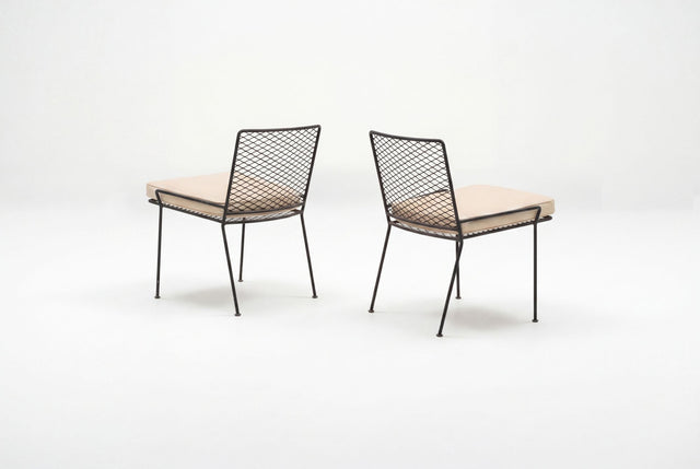 Original Pair of Van Keppel-Green Expanded Metal Series Chairs, Model 872, 1953