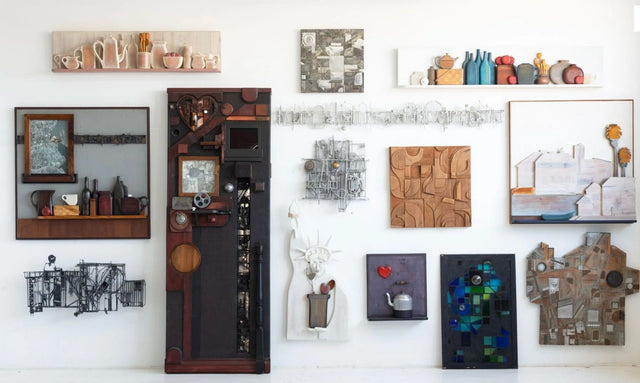 Max Neufeldt Still Life Shelf Assembledge, c. 1995