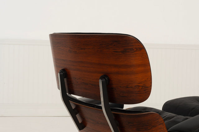 Charles Eames for Herman Miller Lounge Chair and Ottoman in Rosewood 1960c.