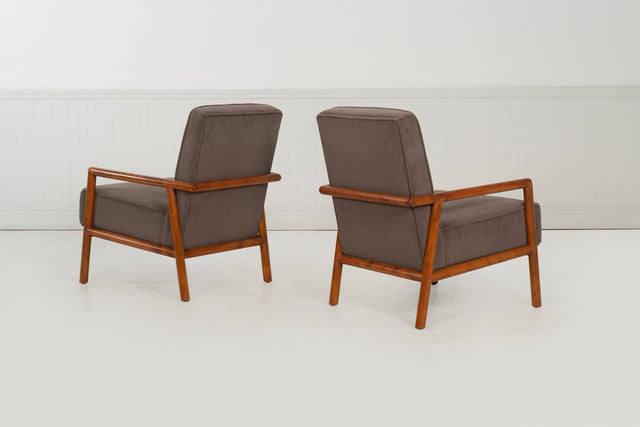 T.H. Robsjohn-Gibbings for Widdicomb Pair of Model 1601 Lounge Chairs, 1955