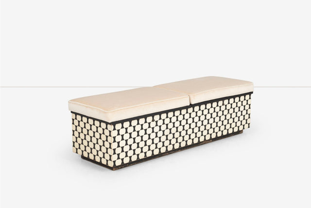 Milo Baughman Storage Bench