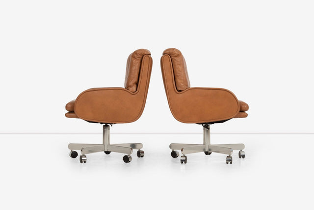 Bert England for Dunbar Executive Office Chairs – 1980s, Set of Eight or Sold Individually