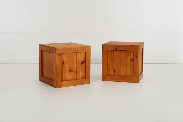 John Dickinson Crate Tables from the Firehouse, San Francisco, 1970