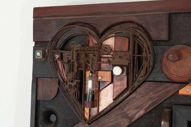 Max Neufeldt & Robert Roan Reliquary of the Heart Monumental Collage / Assemblage