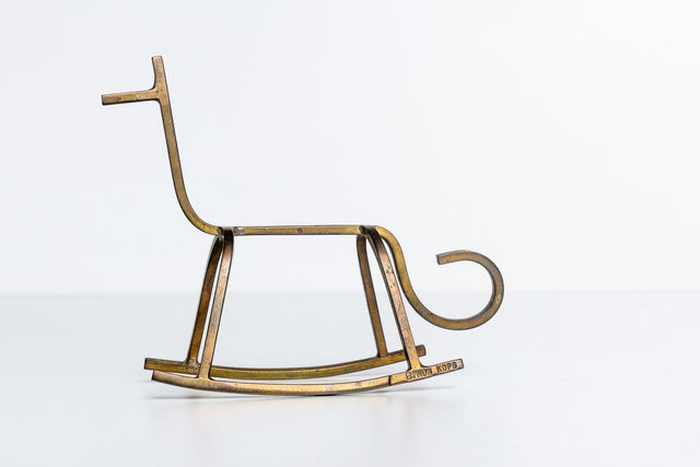 Simon Kops set of Brass Minimalist Animal Sculptures