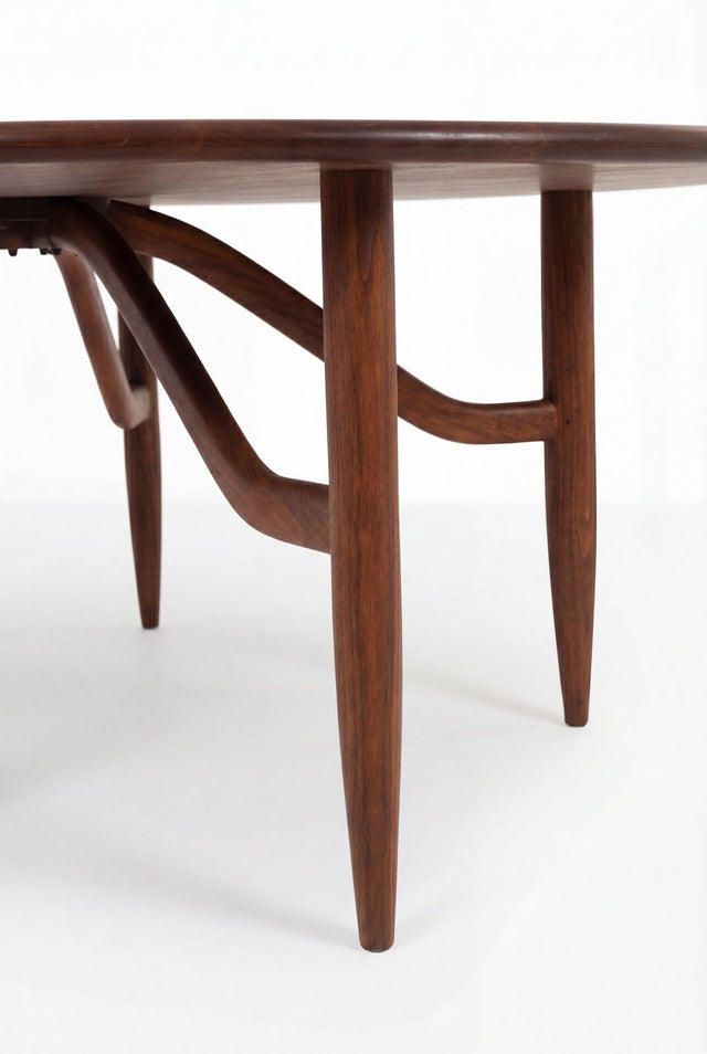 Sam Maloof Dining Table, Solid Walnut, 1959