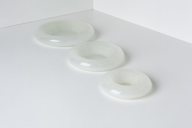 Three Stacking Murano Bowls by Eleanora Peduzzi-Riva for Vistosi