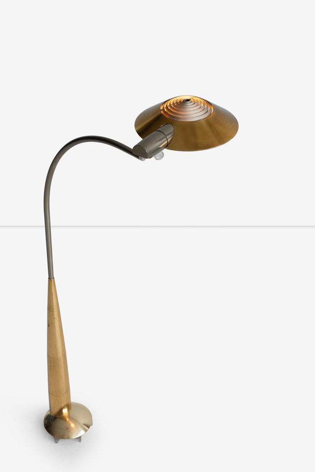 Cedric Hartman Low Profile Floor Lamps Solid Brass 1978