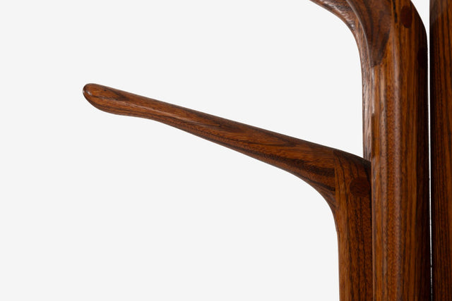 Charles B. Cobb Coat Stand, 1978 Medium Walnut