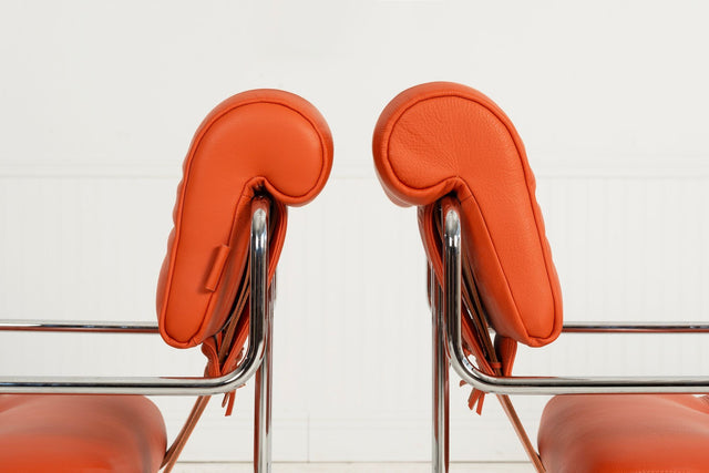 Guido Faleschini for i4 Mariani Tucroma Dining Chairs, Set of Six, Italy, 1971