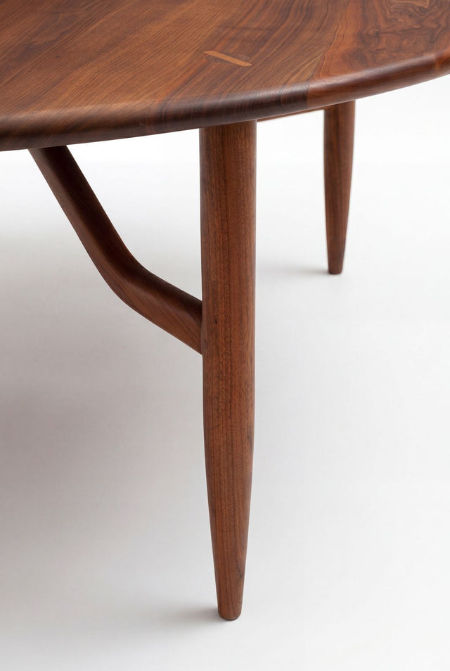 Sam Maloof Dining Table, Solid Walnut, 1959