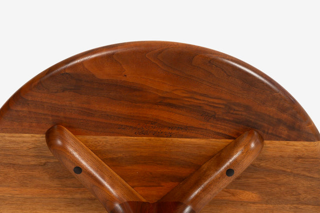 Pair of Sam Maloof American Craft Occasional Table in Oiled Walnut