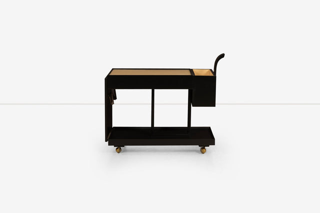 Weiman Bar Cart with Serving Extension in the style of Kagan 1950