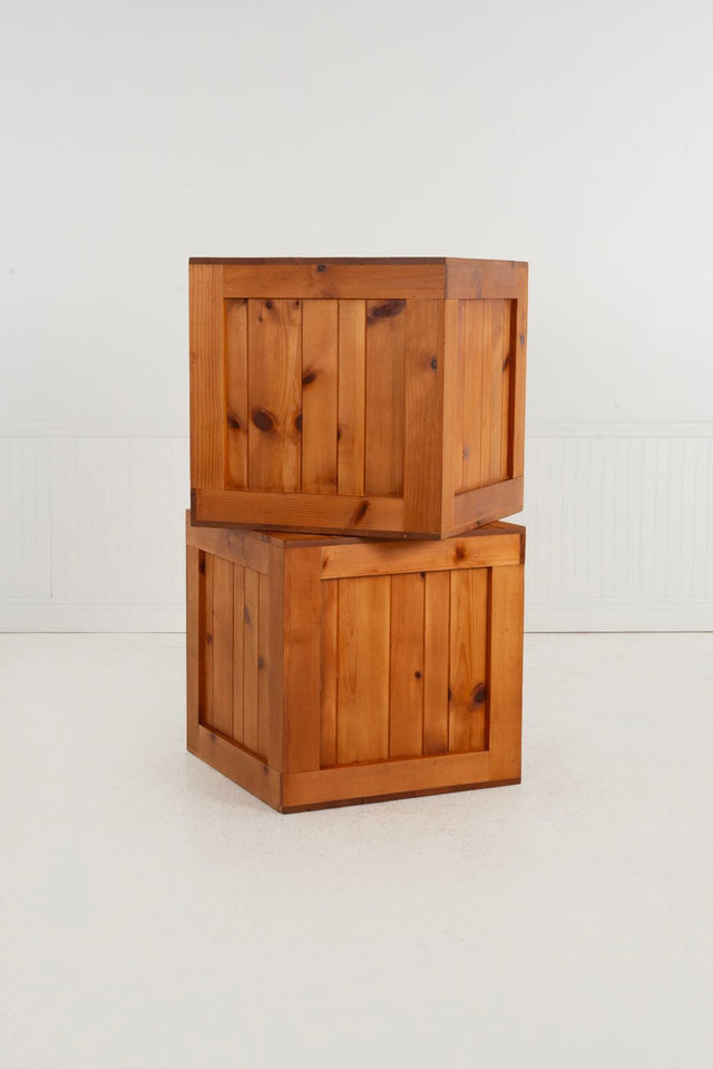 John Dickinson Crate Tables from the Firehouse, San Francisco, 1970
