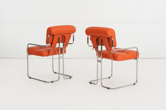 Guido Faleschini for i4 Mariani Tucroma Dining Chairs, Set of Six, Italy, 1971