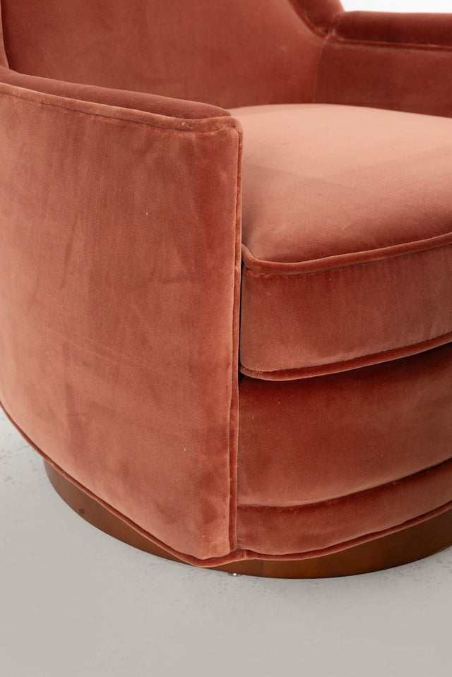 Pair of Selig Swivel Lounge Chairs 1965