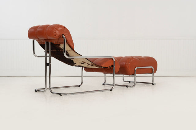 Guido Faleschini for Mariani “Tucroma” Lounge Chair & Ottoman, Italy c. 1960