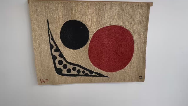 After Alexander Calder "Floating Circles" Tapestry