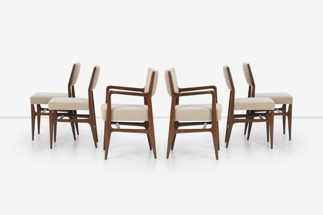 Gio Ponti Dining Chairs for Singer and Sons Sons Set of Six 1950c.