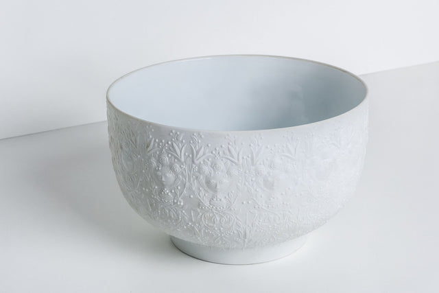 9" Round Footed Bowl Fantasy Mural by Rosenthal