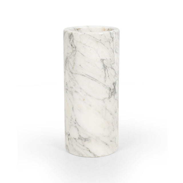 Hugh Acton Megaforms Architectural Planter from Acton Residense in Carrara Marble, Italy