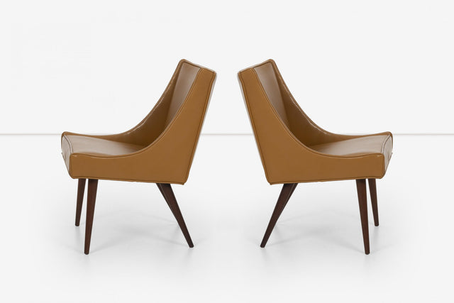 Milo Baughman Pair of Slipper Chairs for Thayer Coggin, c. 1965