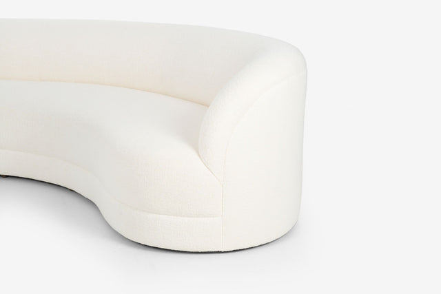 Milo Baughman Curved Sofa for Directional