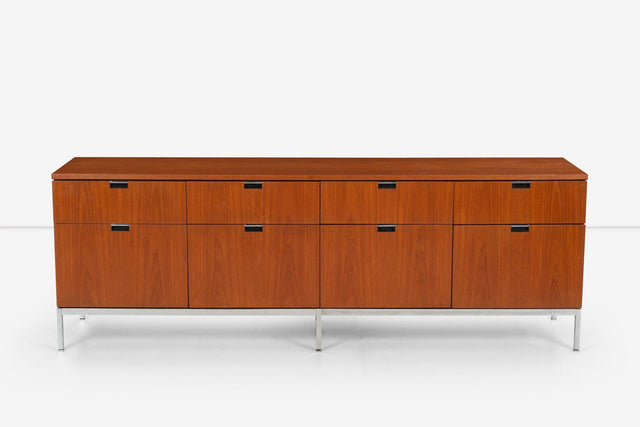 Florence Knoll Eight-Drawer Credenza in Teakwood