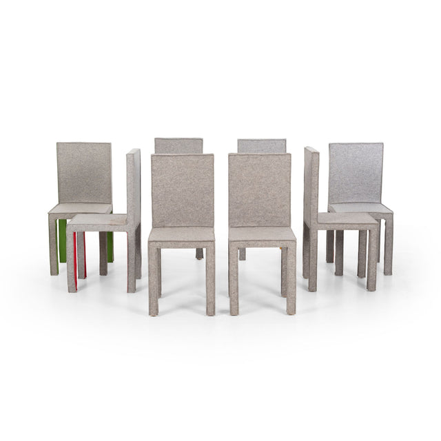 Reed and Delphine Krakoff RKDK Dining chairs, set of Eight