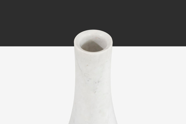 Angelo Mangiarotti for Skipper Vase in Carrara Marble