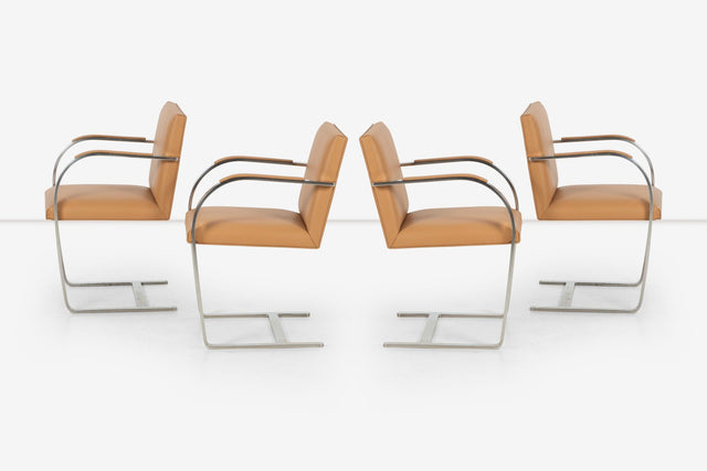 Mies van der Rohe for Knoll Set of 8 Brno Chairs