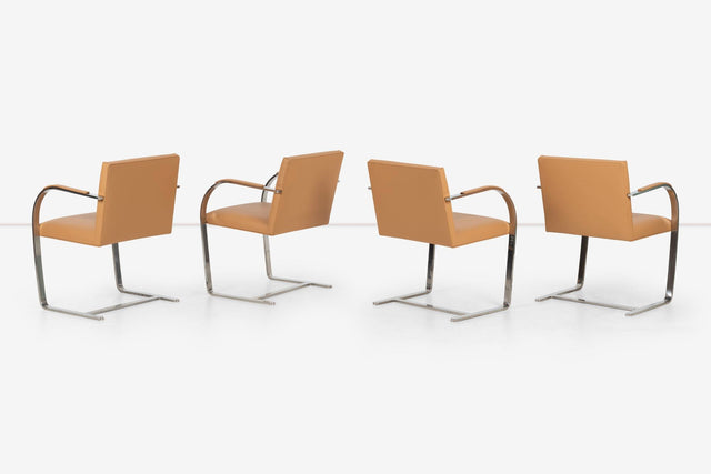 Mies van der Rohe for Knoll Set of 8 Brno Chairs