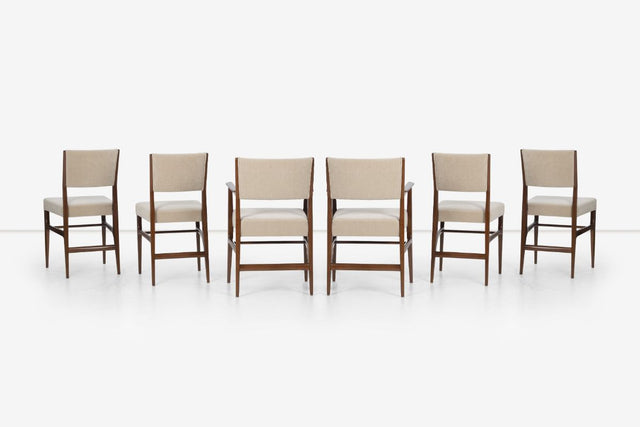 Gio Ponti Dining Chairs for Singer & Sons Set of Six
