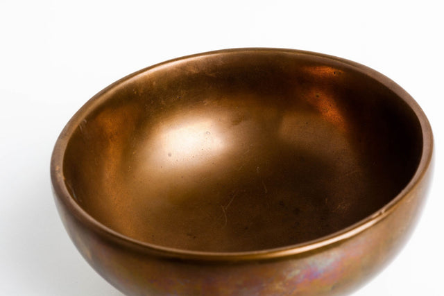 Alma Allen Solid Bronze Footed Bowl