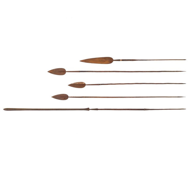 Set of Five Tribal Spears