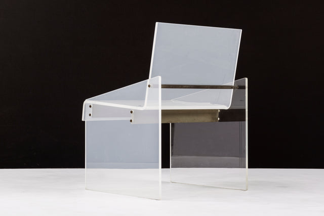 Lucite Chair in the Style of Charles Hollis Jones