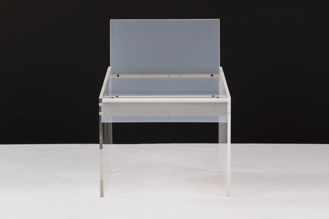 Lucite Chair in the Style of Charles Hollis Jones