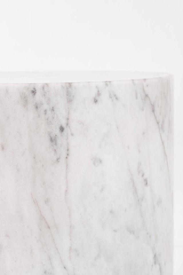 Marble End Table in the Style of Lucia Mercer