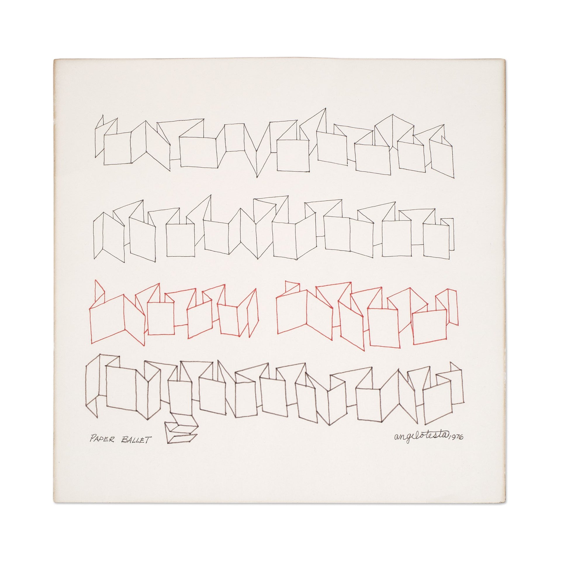 Angelo Testa Paper Ballet Print