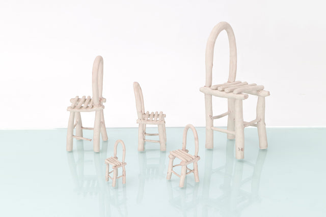 Set of Linda Kramer Ceramic Chairs