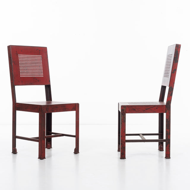 Frank Lloyd Wright Pair of Work Chairs