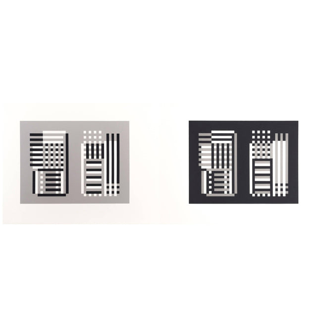 Josef Albers Silk Screen Diptych