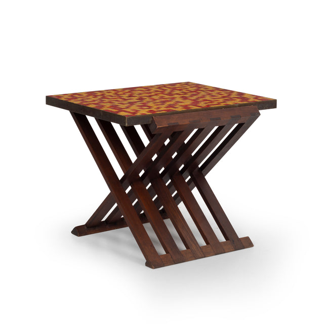Edward Wormley for Dunbar Occasional Table with Murano Mosaic Tiles
