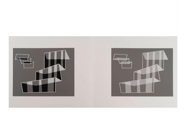 Josef Albers Silk Screen Diptych